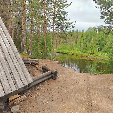 度假居 Lapland Riverside, Landscape Cabin, Kuukkeli, Yllaes, Tiny With Sauna, Fireplace, Terrace, Bbq, Wifi, Ski, Fishing, Pets Ok