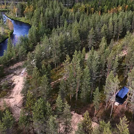 Lapland Riverside, Landscape Cabin, Kuukkeli, Yllaes, Tiny With Sauna, Fireplace, Terrace, Bbq, Wifi, Ski, Fishing, Pets Ok