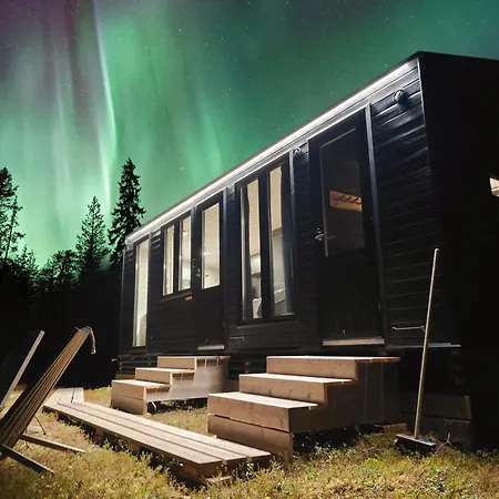 Lapland Riverside, Landscape Cabin, Kuukkeli, Yllaes, Tiny With Sauna, Fireplace, Terrace, Bbq, Wifi, Ski, Fishing, Pets Ok * Äkäslompolo
